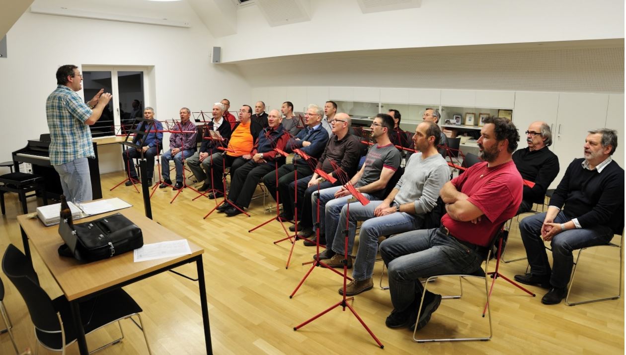 Probe des Männerchores Klaus